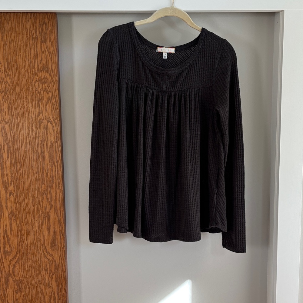 Anthropologie Eri & Ali Thermal Top